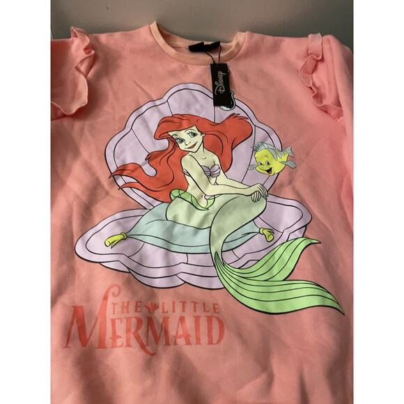 Cakeworthy Disney Princess Anime Ariel Sweatshirt Crewneck Pullover XL NEW - Picture 2 of 7